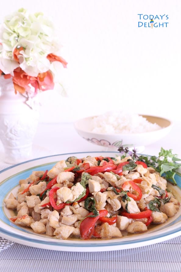 Easy Basil Chicken Recipe is Today's Delight