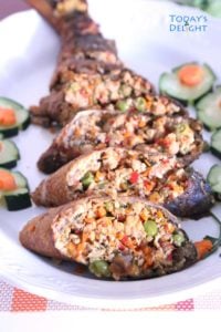 Sliced Stuffed Milkfish is Today's Delight