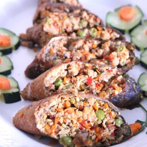 Sliced Stuffed Milkfish is Today's Delight