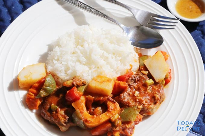 Filipino Beef Stew is Today's Delight