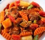 beef mechado tomato base