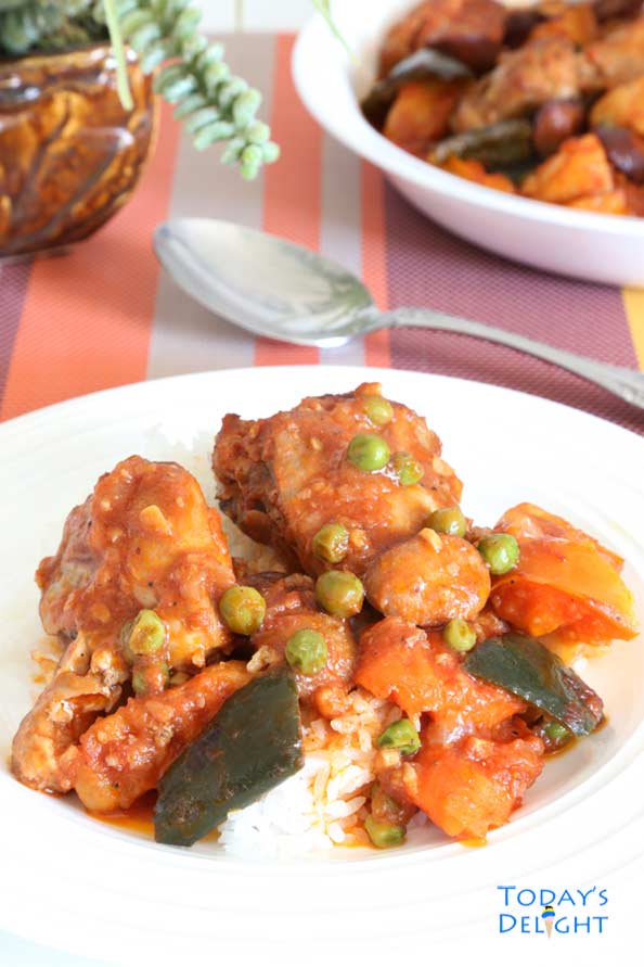 Chicken Afritada Stew is Today's Delight