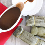 Filipino Coconut Caramel Sauce made with coconut milk and brown sugar is Today's Delight