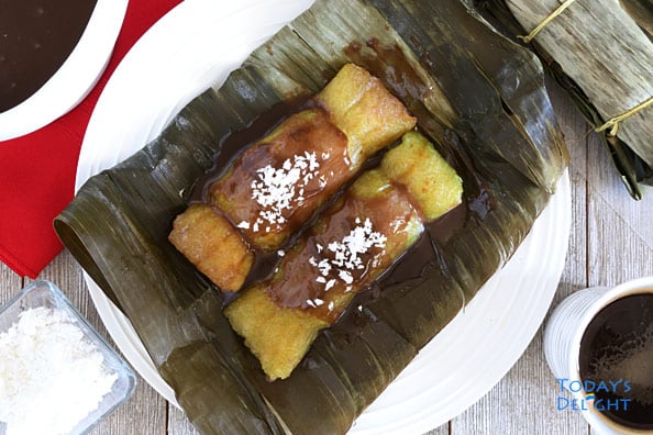 Filipino sticky rice delicacy