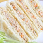 Toasted Bread with Chicken Sandwich Spread