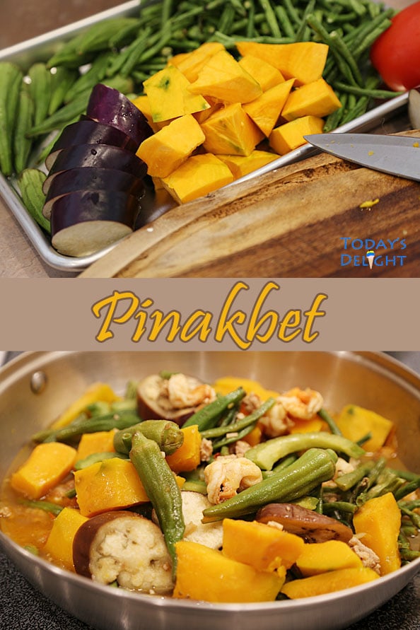 Pinakbet Tagalog Recipe is mixed vegetabless