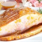 Carve Ham with Apricot Rosemary and Brown Sugar Glaze
