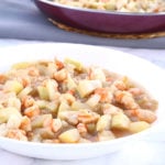 Plated Ginisang Upo with Shrimp (bottle gourd) - Filipino Lent Food Ideas.
