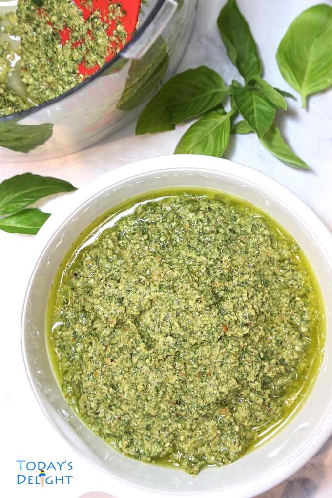 Thai Basil Pesto Sauce is Today's Delight.