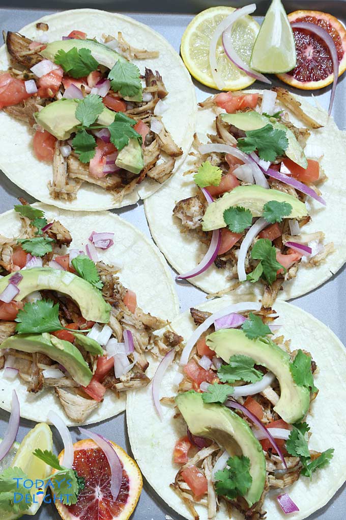 Pork Carnitas servings.