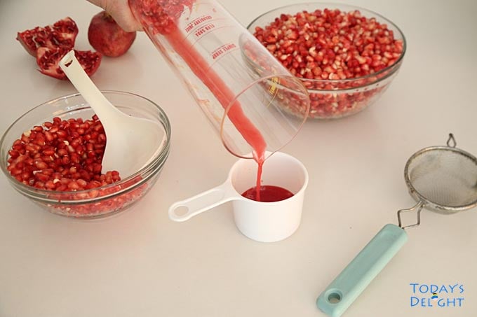 Juice from fresh compressed seeds.