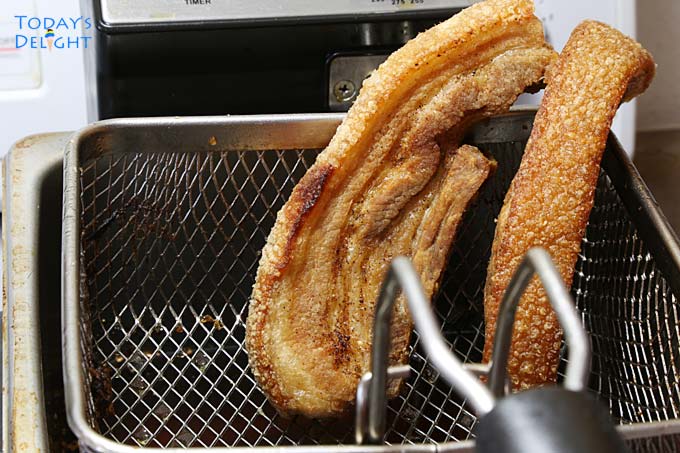 Lechon Kawali, Fried Pork Belly.
