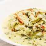 Hot Zucchini Sauce is Today's Delight.