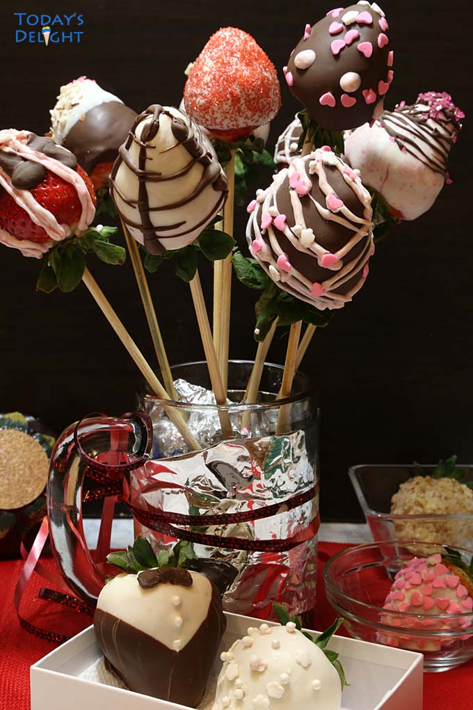 A great gift of Chocolate covered Strawberries.