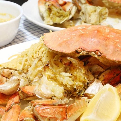 Garlic Butter Dungeness Crab is Today's Delight.