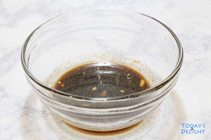 Sauce to make Bulgogi Eggplant.