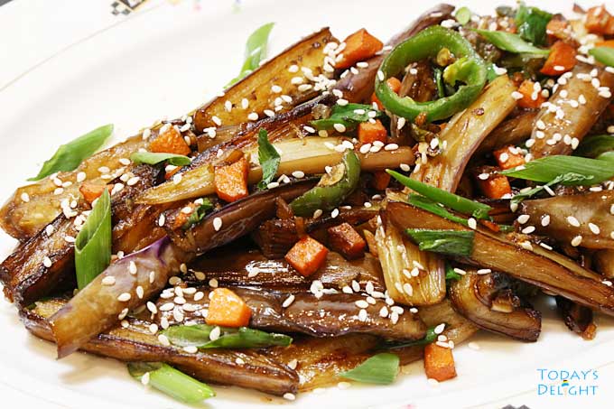 Stir-fry Bulgogi Eggplant.
