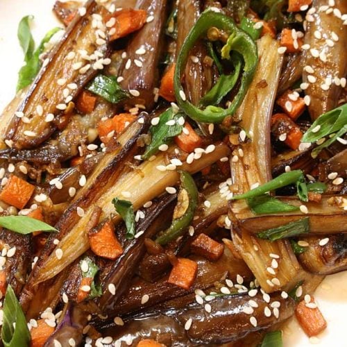 Stir-fry Bulgogi Eggplant is Today's Delight.