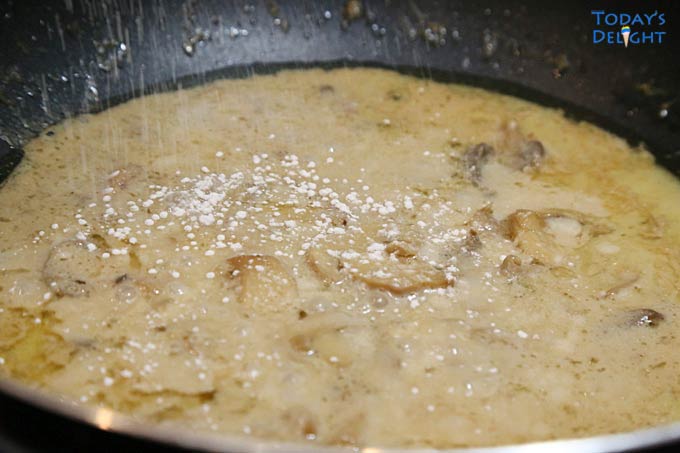 Flour to thicken sauce.