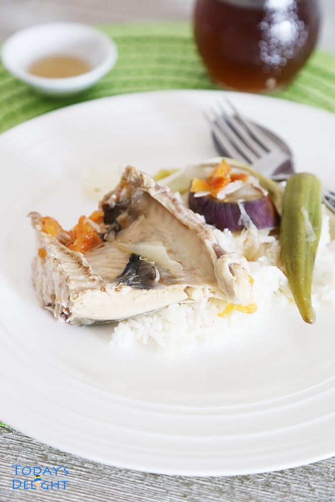 Delicious, creamy bangus (milkfish) belly.