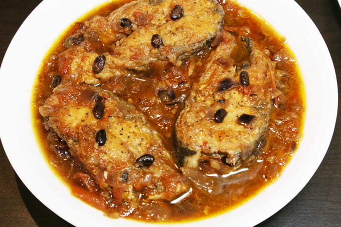 Bangus sa Tausi (Milkfish in Salted Black Beans)