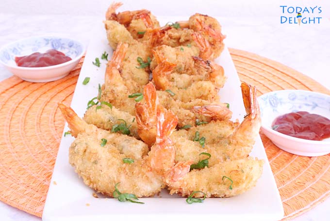 Camaron Rebosado is Filipino breaded shrimp.