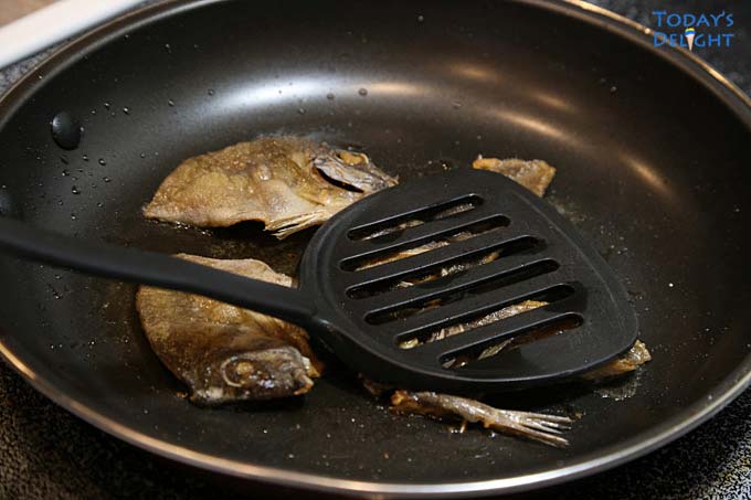 How to Cook Dried Danggit Fish in frying pan.