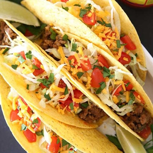 Ground Beef Tacos is Today's Delight