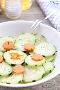 Asian Cucumber Salad is Today's Delight.