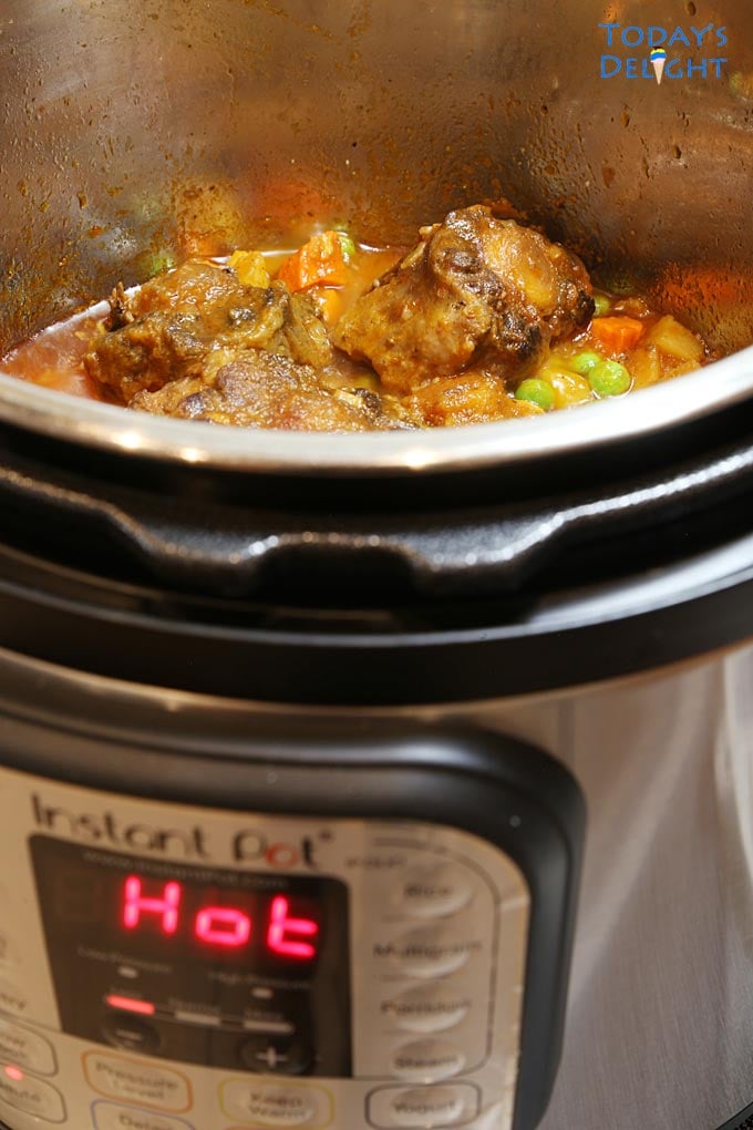 Curry Oxtail Stew Instant Pot.