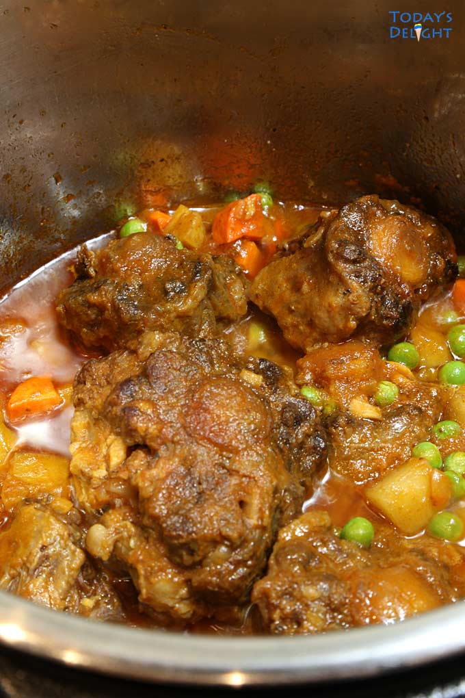Curry Oxtail Stew Instant Pot is Today's Delight.