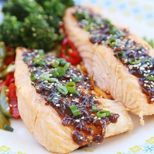 Poached Teriyaki Salmon Recipe is Today's Delight.