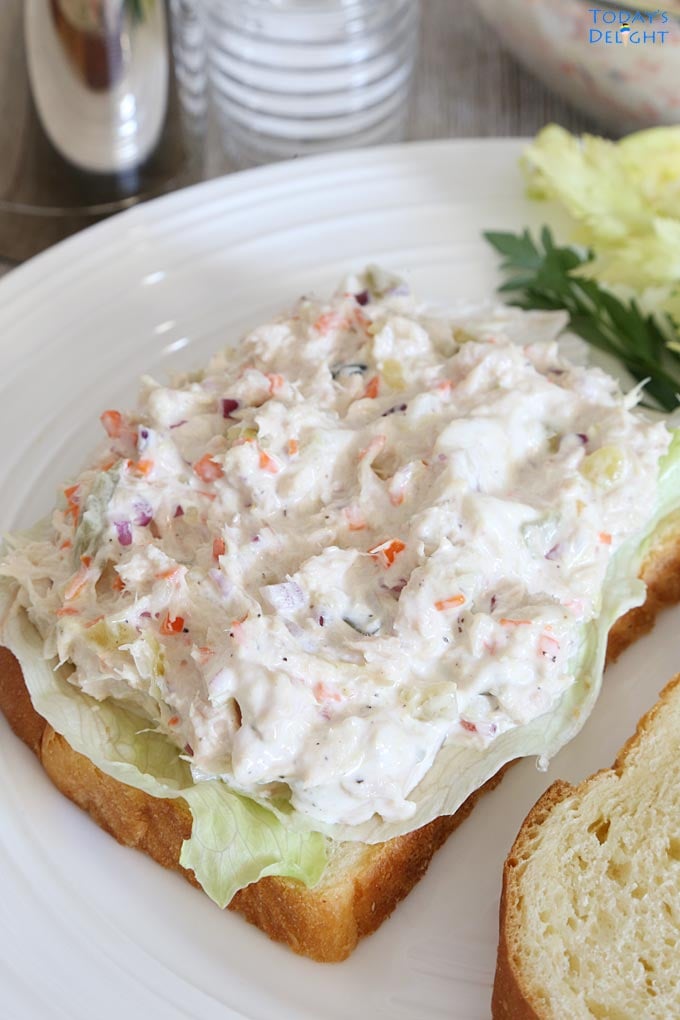 Tuna Salad Sandwich is Today's Delight.