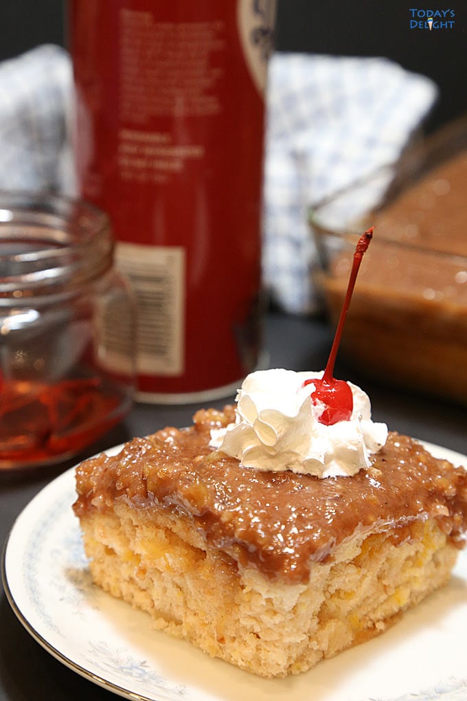 Fruit Cocktail Cake is Today's Delight
