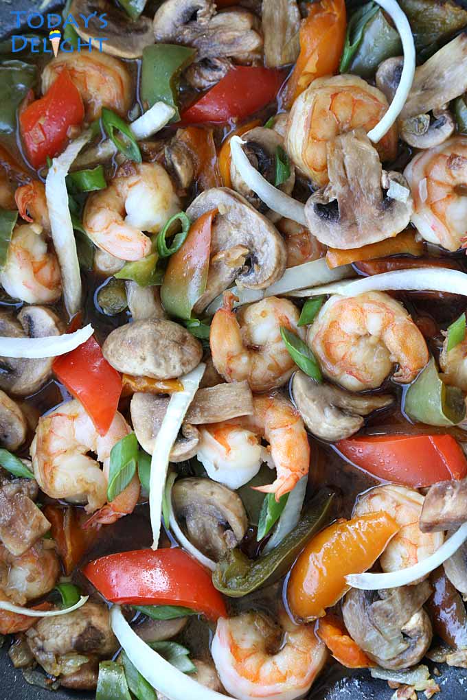 Shrimp Mushroom recipe is a 1 pot dish.