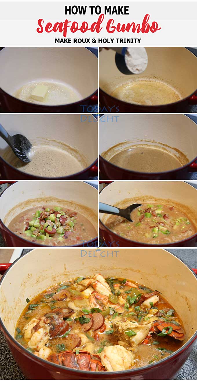 Steps to make Louisiana Seafood Gumbo Recipe.