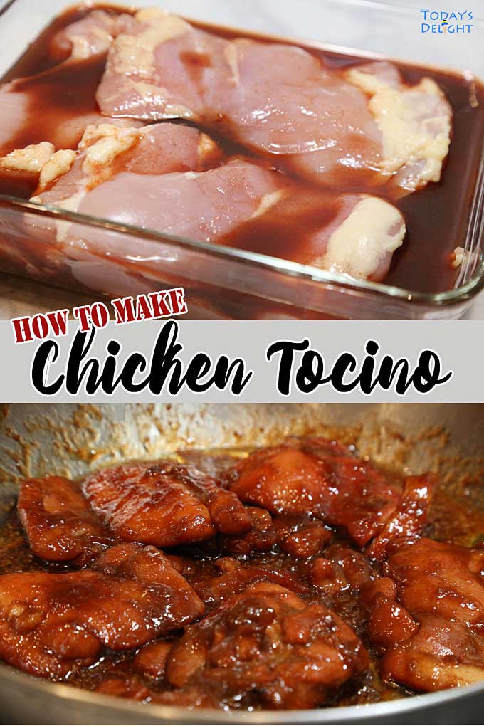 How to Cook Chicken Tocino diagram.