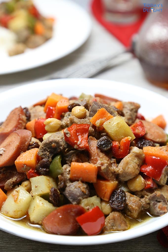 Filipino Pork Menudo Recipe is Today's Delight.