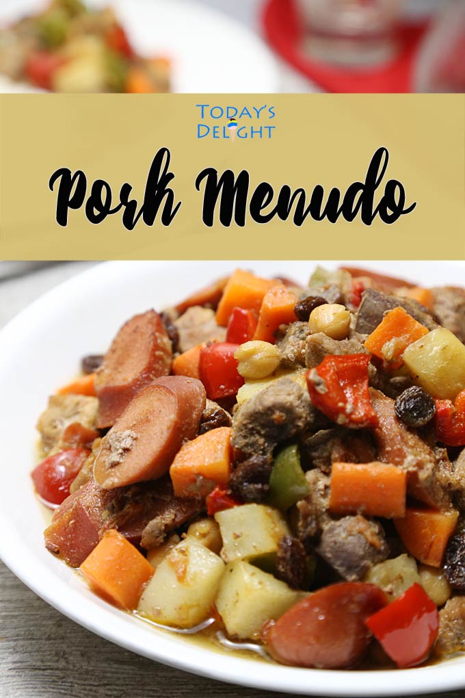 Pork and Liver Stew with vegetables.