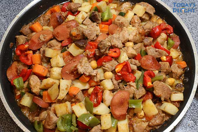 Pork Menudo Recipe is pork, liver and vegetables in tomato sauce.