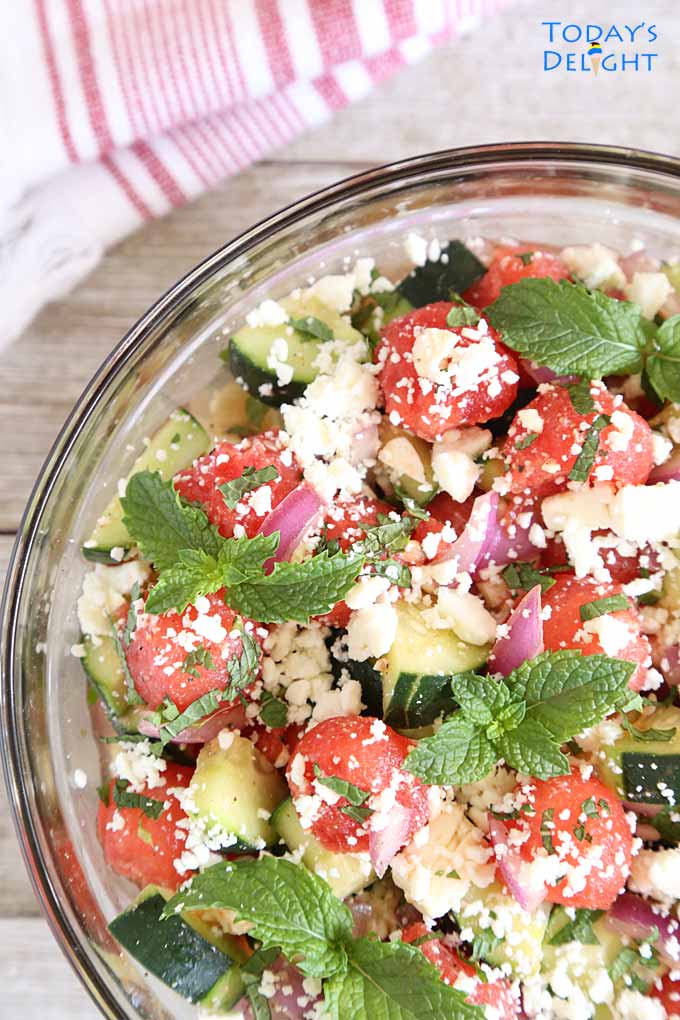 Refreshing salad.