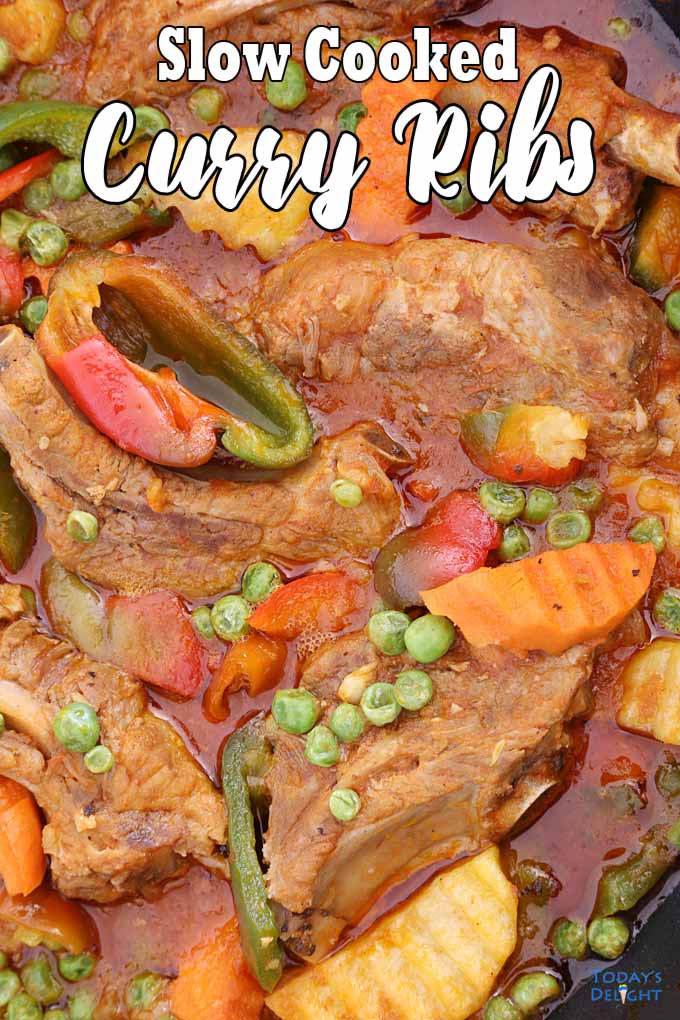 Slow Cooked Curry Ribs is Today's Delight.