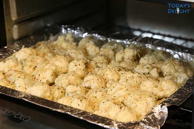 Broil cauliflower.