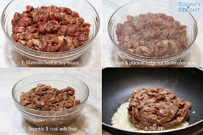 Tri-tip steak beef marinated in soy sauce.