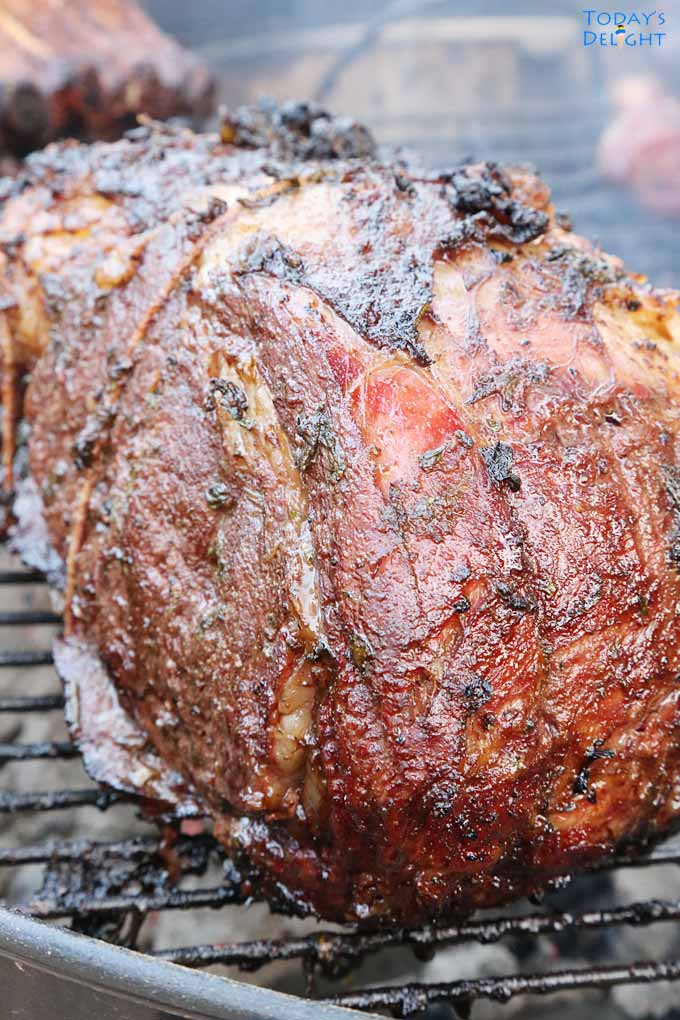 Marinated Grilled Prime Rib Roast is Today's Delight.