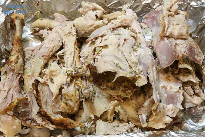 Turkey carcass.