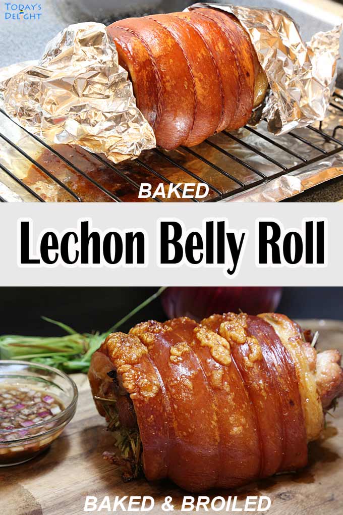 Lechon Belly Roll is Cebu City popular Roasted Pork Belly.