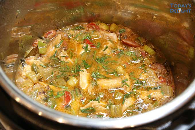 Instant Pot Gumbo.