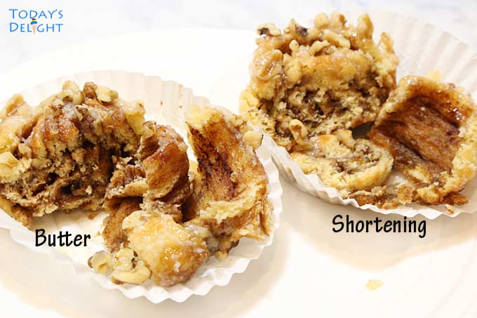 Rolls made with butter or shortening.