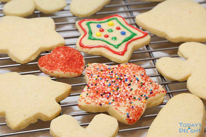 Easy Sugar Cookie Recipes with decoration.